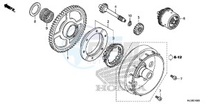 SXS700M2H Europe Direct - (ED) drawing STARTING GEAR