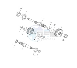 YP R X-MAX ABS 125 drawing GEAR GROUP