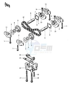 KZ 400 D (D3-D4) drawing BALANCER -- 76 -77 KZ400 - D3_D4- -