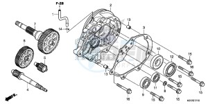 SH125D SH125i UK - (E) drawing TRANSMISSION