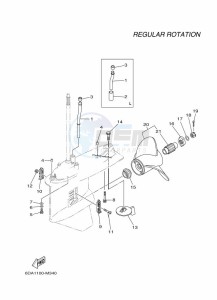 F200FETX drawing PROPELLER-HOUSING-AND-TRANSMISSION-2