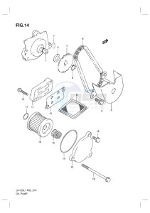 UH125 BURGMAN EU drawing OIL PUMP