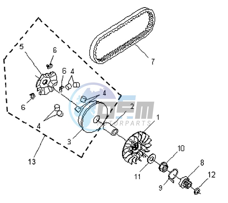 CLUTCH / V BELT