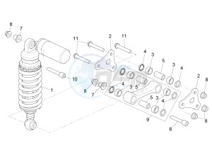 RSV4 1000 RR USA USA drawing Shock absorber