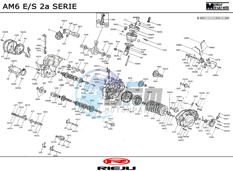 ENGINE  AM6 E/S 2a SERIE