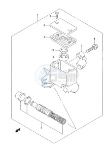 LT-A500X(Z) drawing FRONT MASTER CYLINDER