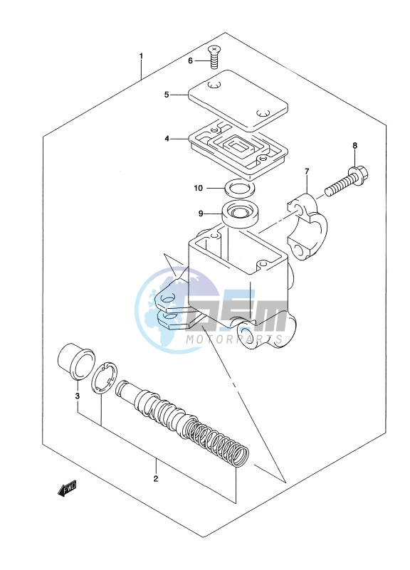 FRONT MASTER CYLINDER