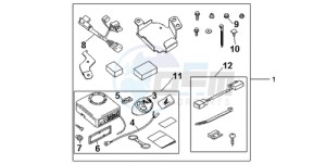 CB1000RA9 UK - (E / ABS MPH) drawing ALARM SYS.