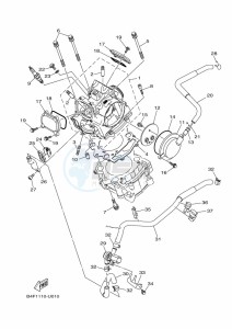 YFM700FWAD GRIZZLY 700 EPS (BDEE) drawing CYLINDER HEAD