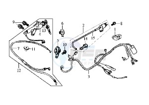 JOYRIDE EU2 - 200 cc drawing WIRING HARNESS