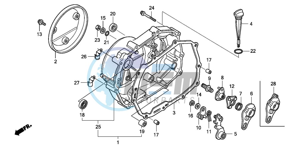 RIGHT CRANKCASE COVER