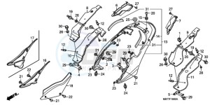 XL1000V9 Ireland - (EK) drawing SEAT COWL/SIDE COVER