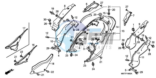 SEAT COWL/SIDE COVER