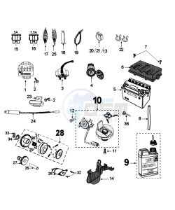 FIGHT 4 50 4T DARKSIDE drawing ELECTRIC PART