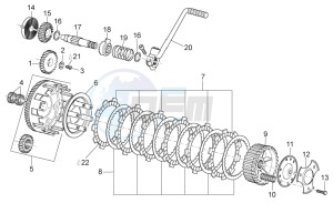 RX-SX 125 2008-2010 drawing Clutch