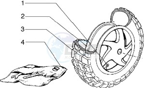 Stalker 50 drawing Rear Wheel