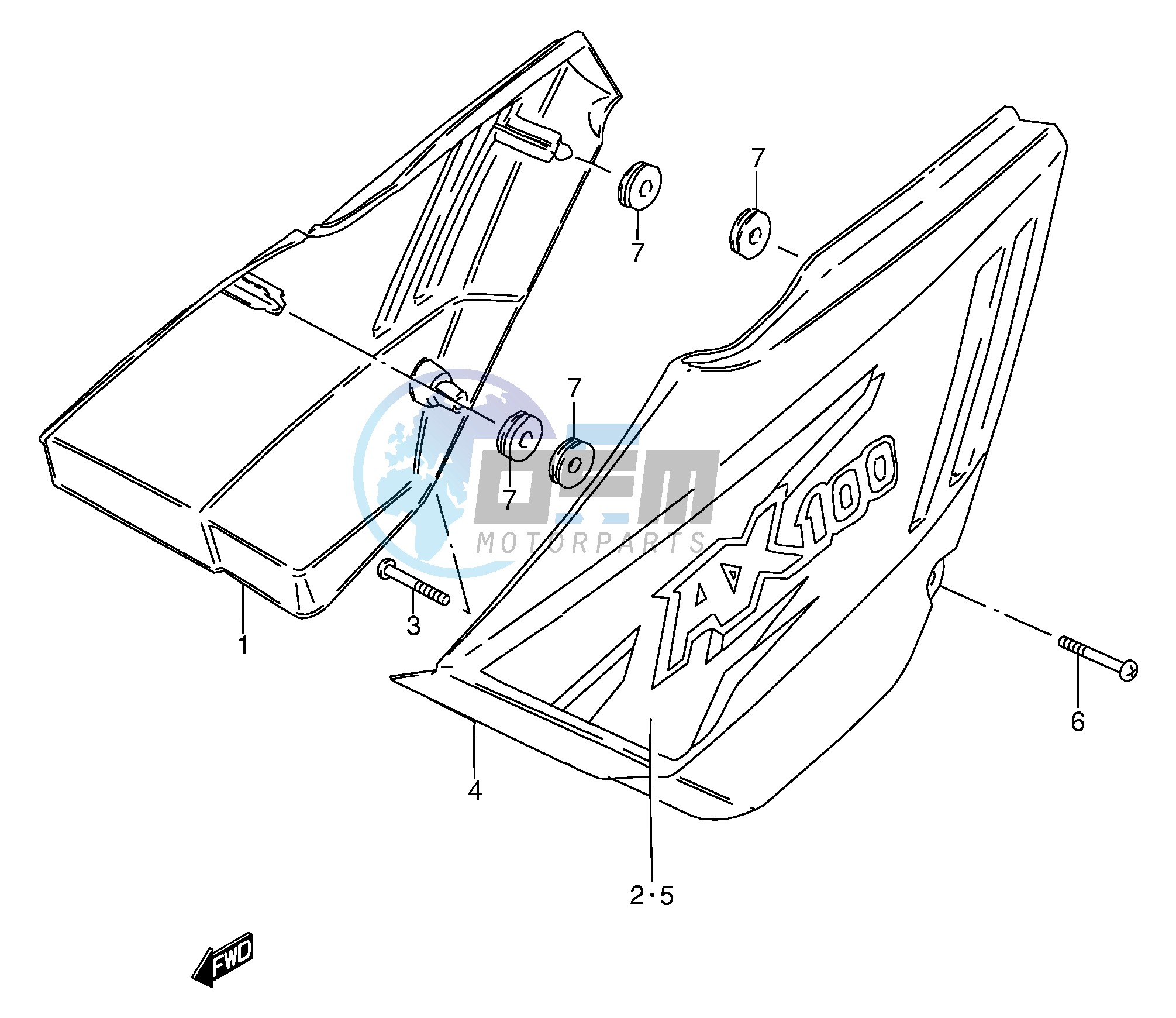 FRAME COVER (MODEL V E94,P36,P48)