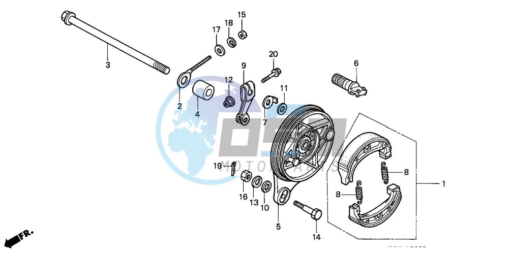 REAR BRAKE PANEL