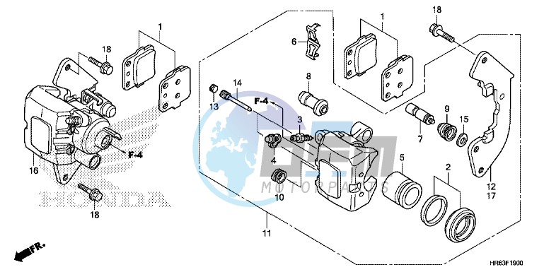 FRONT BRAKE CALIPER