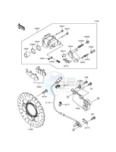 NINJA 250SL ABS BX250BGF XX (EU ME A(FRICA) drawing Rear Brake