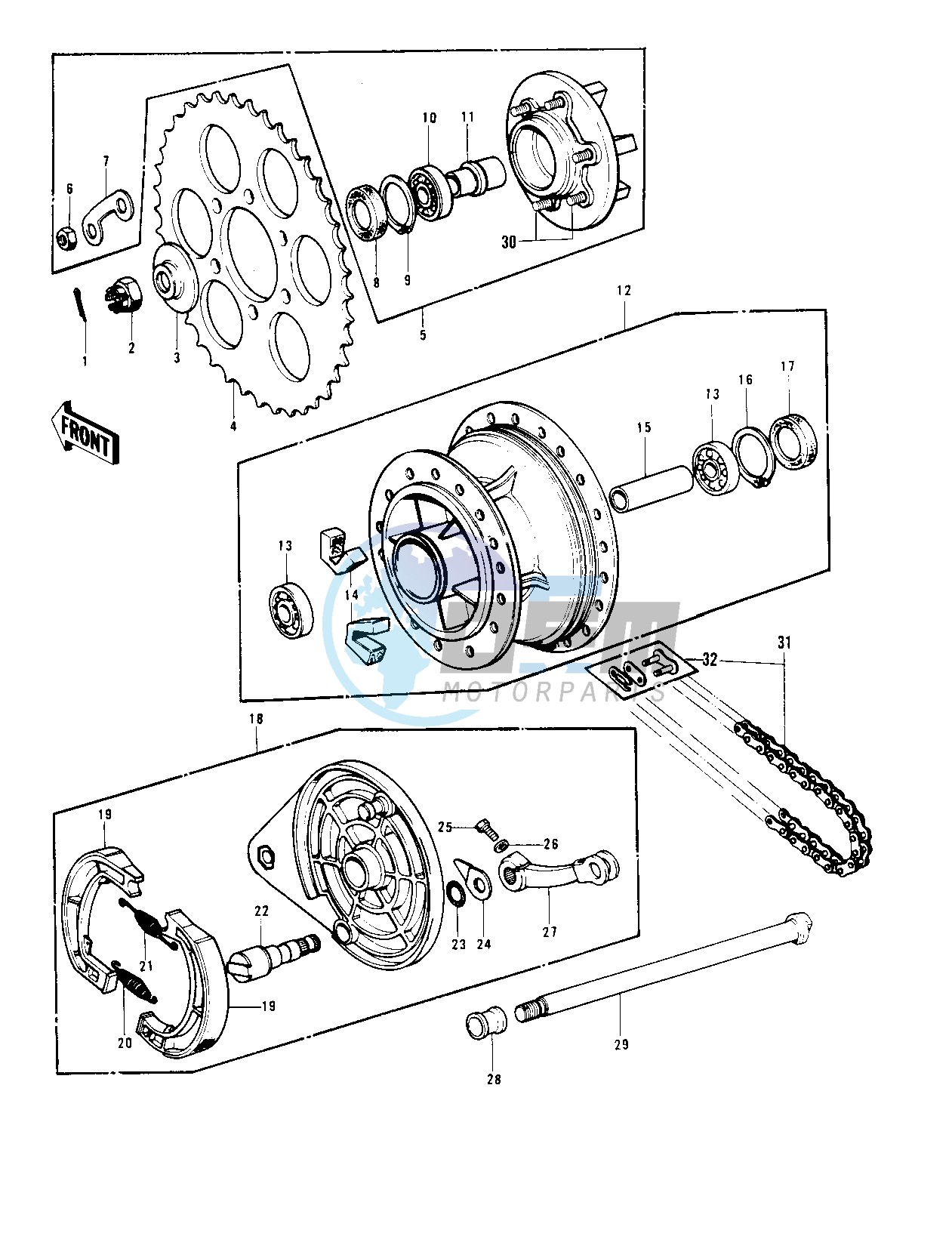 REAR HUB_BRAKE_CHAIN