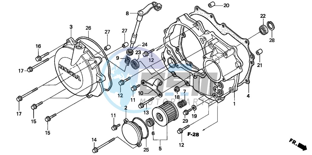 RIGHT CRANKCASE COVER