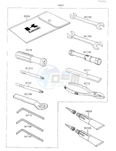 EX 250 F [NINJA 250R] (F2-F4) [NINJA 250R] drawing OWNERS TOOLS