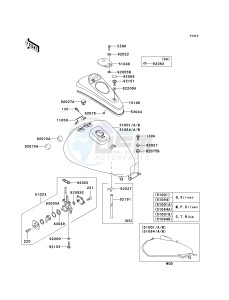 BN 125 A [ELIMINATOR 125] (A6F-A9F) A9F drawing FUEL TANK