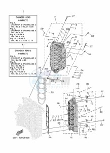 XF425NSA drawing CYLINDER--CRANKCASE-2