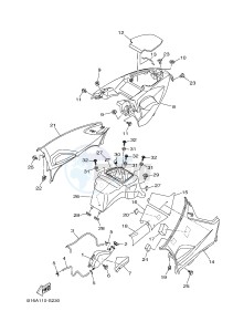 YFM700FWBD YFM70KPXH KODIAK 700 EPS (2SME) drawing SIDE COVER