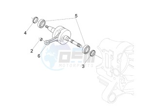 Typhoon 50 drawing Crankshaft