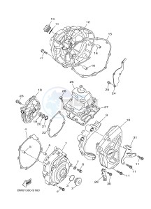 MTN1000 MT-10 (B67D) drawing CRANKCASE COVER 1