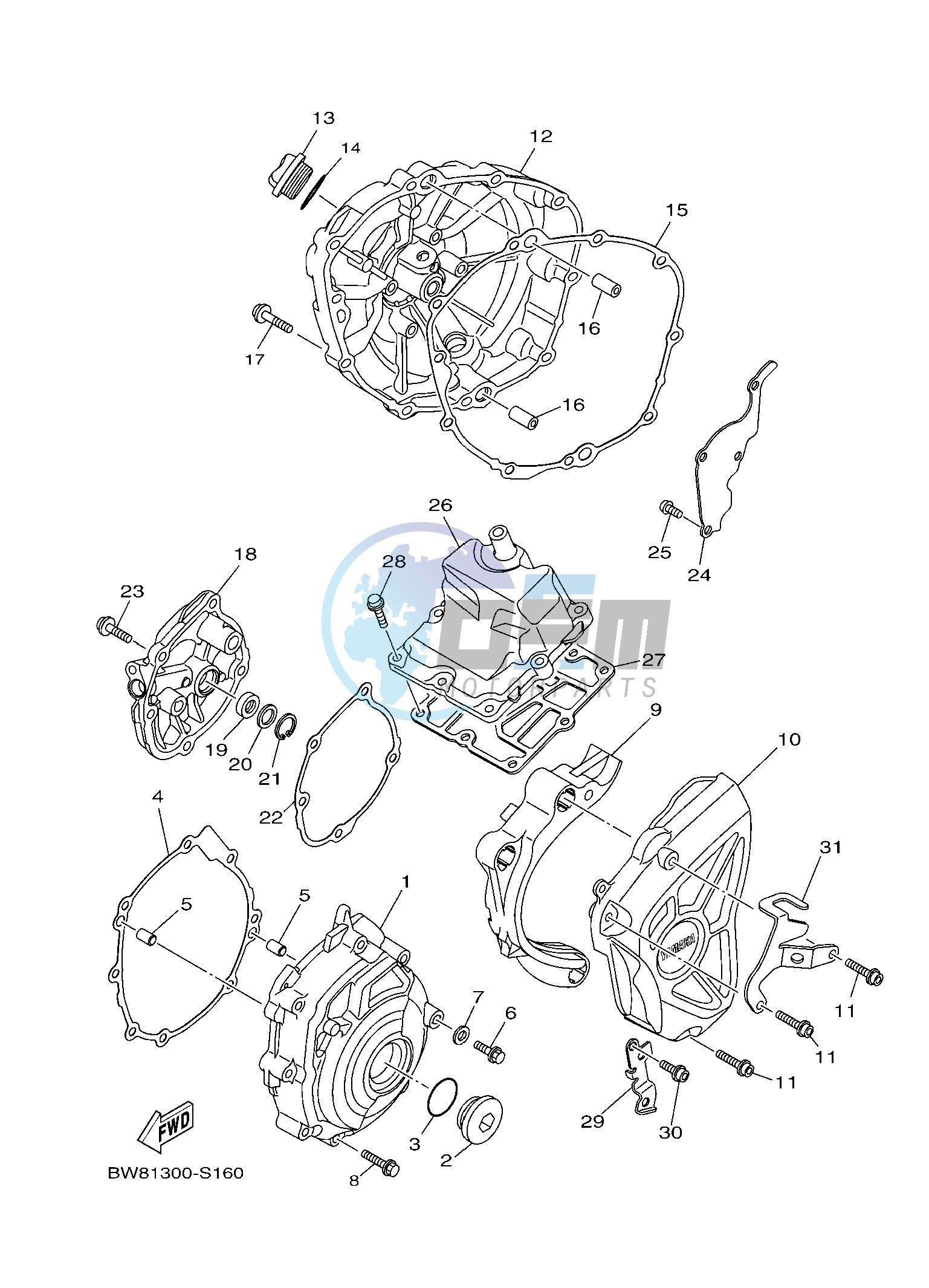 CRANKCASE COVER 1