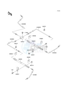 KAF 620 C [MULE 2500] (C6) [MULE 2500] drawing BRAKE PIPING