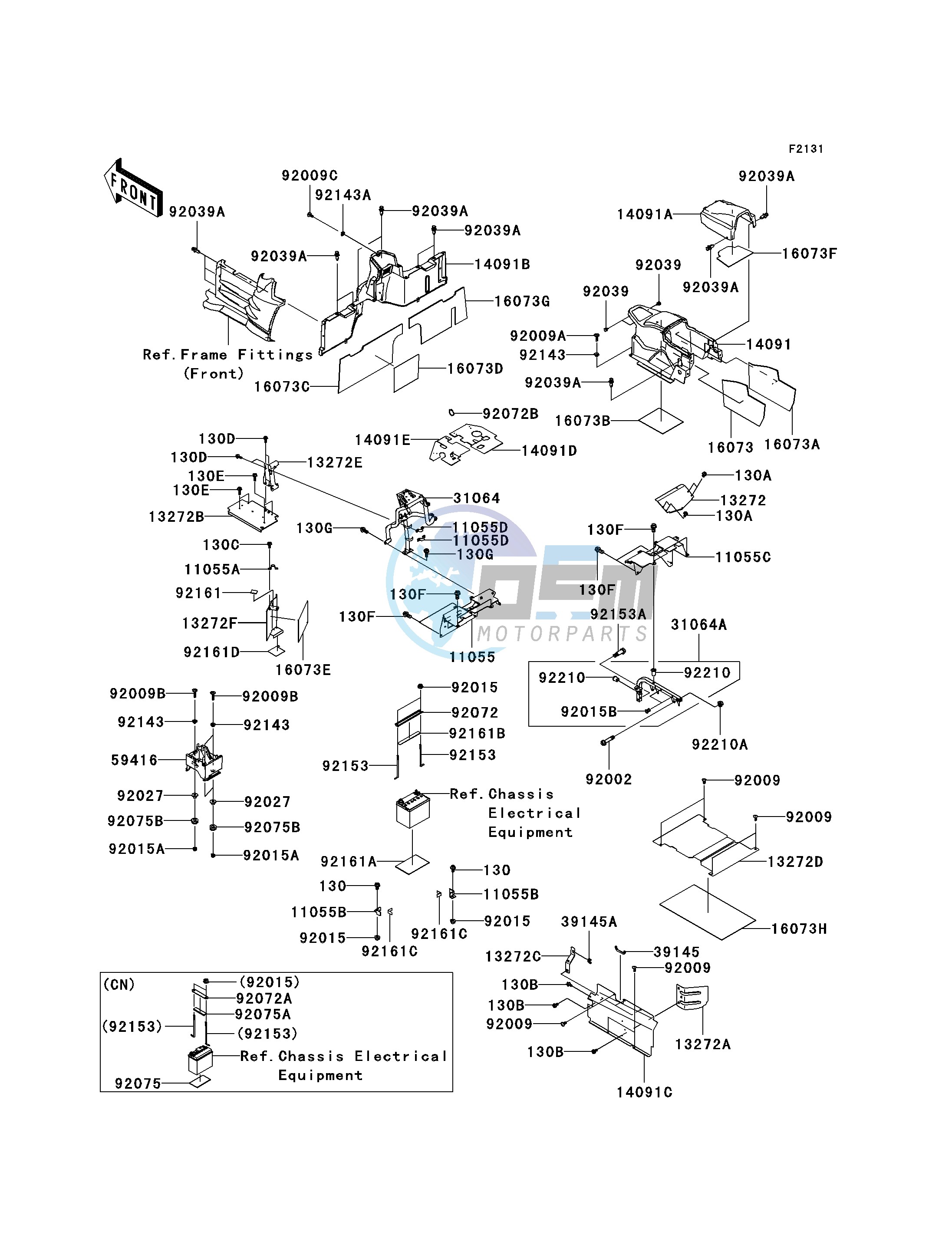 FRAME FITTINGS -- REAR- -