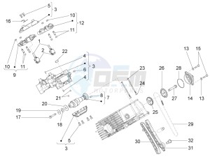 Griso S.E. 1200 8V USA-CND drawing RH cylinder timing system II