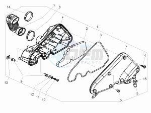 LX 150 4T USA drawing Air filter