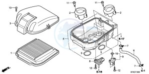 VTR2509 France - (F / CMF LL MK) drawing AIR CLEANER