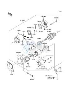 MULE_600 KAF400BAF EU drawing Starter Motor