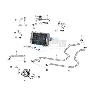 FIGHT 3 LC drawing COOLING SYSTEM