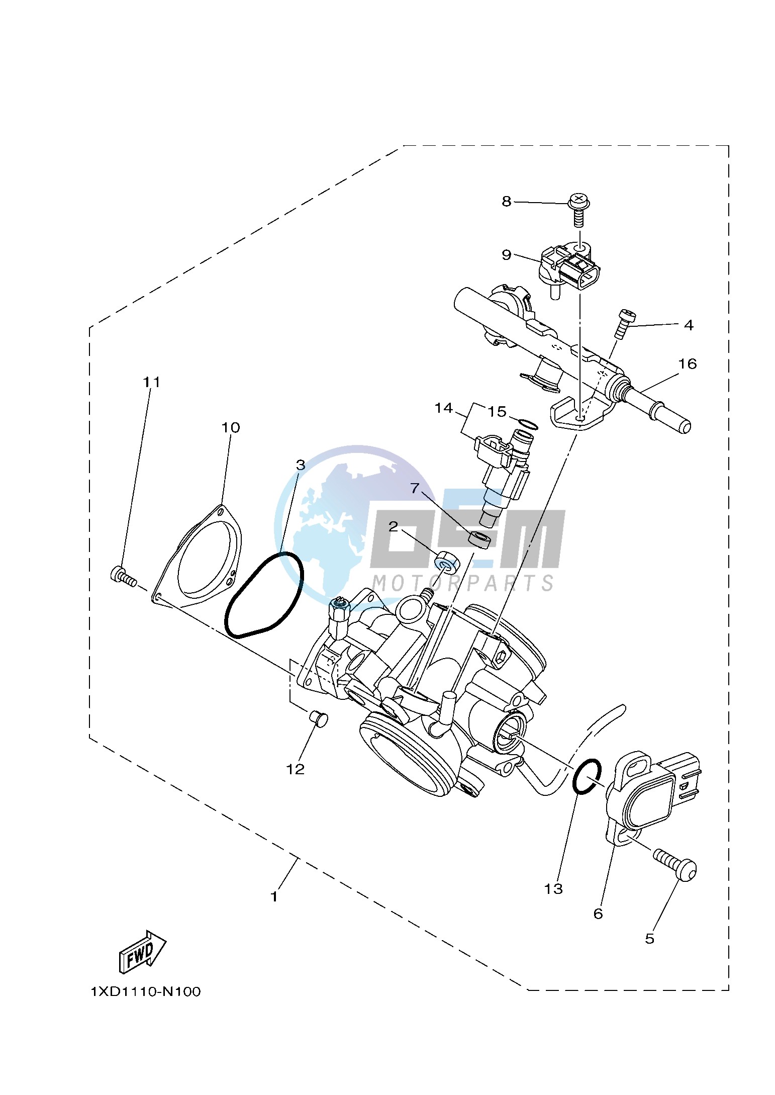 THROTTLE BODY ASSY 1