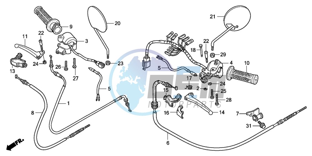 HANDLE LEVER/SWITCH/CABLE