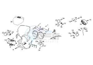 SENDA R EURO 2 - 125 drawing HEADLAMPS-BLINKERS