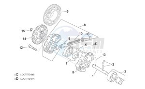 RSV 1000 Tuono drawing Oil pump