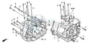 CMX250C REBEL drawing CRANKCASE