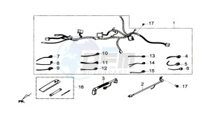 GTS 300i 2012 drawing WIRING HARNASS