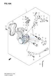 RM-Z 450 drawing THROTTLE BODY L1