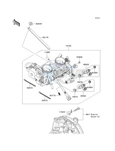 EX 650 A [NINJA 650R] (A6F-A8F) A8F drawing THROTTLE