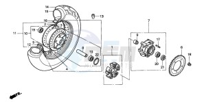 NV750C2 drawing REAR WHEEL