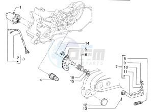 Skipper 125-150cc drawing Starter motor